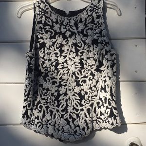 Delicate beaded tank top for a special evening out